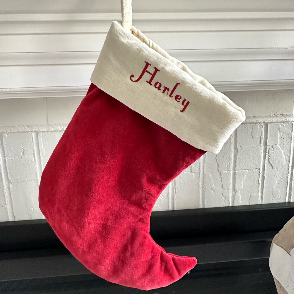 Red and White Classic Christmas Stocking